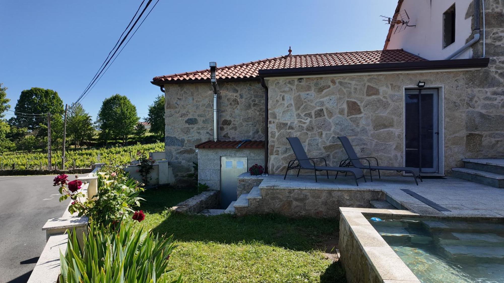 CASA DO JOSÉ en el corazón de la Ribeira Sacra Vila Pantón Exterior foto